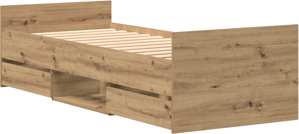 17 Stories Bed Frame Artisan Oak 78 x 193 cm
