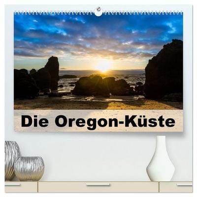 Die Oregon-Küste (hochwertiger Premium Wandkalender 2026 DIN A2 quer), Kunstdruck in Hochglanz
