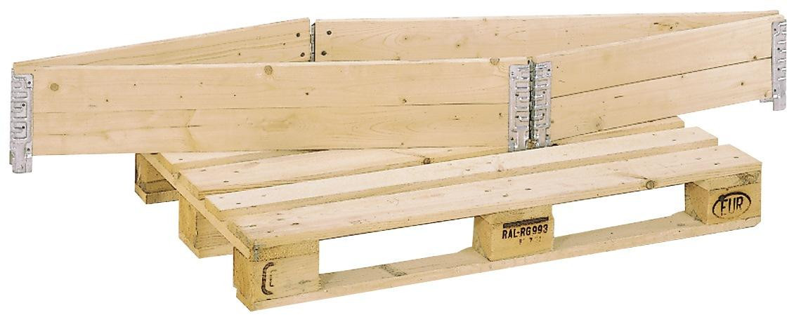 TransPak Palettenframe van naaldhout, B/D: 120 x 80 cm, Hoogte: 20 cm