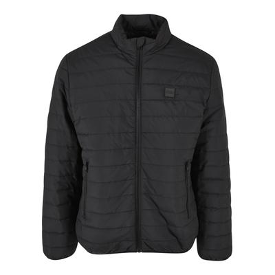 Funktionsmantel URBAN CLASSICS "Urban Classics Herren Light Bubble Jacket", Herren, Gr. S, schwarz, 100% Polyester, Mäntel