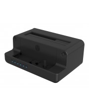 ICY BOX HDD / SSD Dockingstation 2,5" / 3,5" gemeinsam genutzt M.2 6,4 cm/8,9 cm SATA 6Gb/s USB 3.2 Gen 2 Schwarz (IB-2914MSCL-C31)