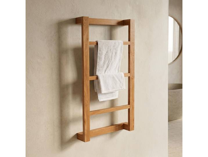 Porte serviette en teck 50 x 100 cm