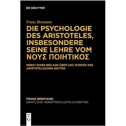 Franz Brentano: Die Psychologie des Ari, Fachbücher von Franz Brentano