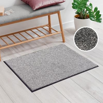 Fußmatte OTTO HOME "Vianne, Schmutzfangmatte Indoor, für Hausflur und Eingangsbereiche", grau, B:60cm H:10mm L:80cm, Kunstfaser, Teppiche, Fußmatte, Eingangsmatte, rutschfeste Unterseite, meliert, waschbar