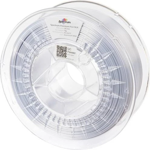 Filament Spectrum Silk PLA 1.75mm Aluminium Silver 1Kg