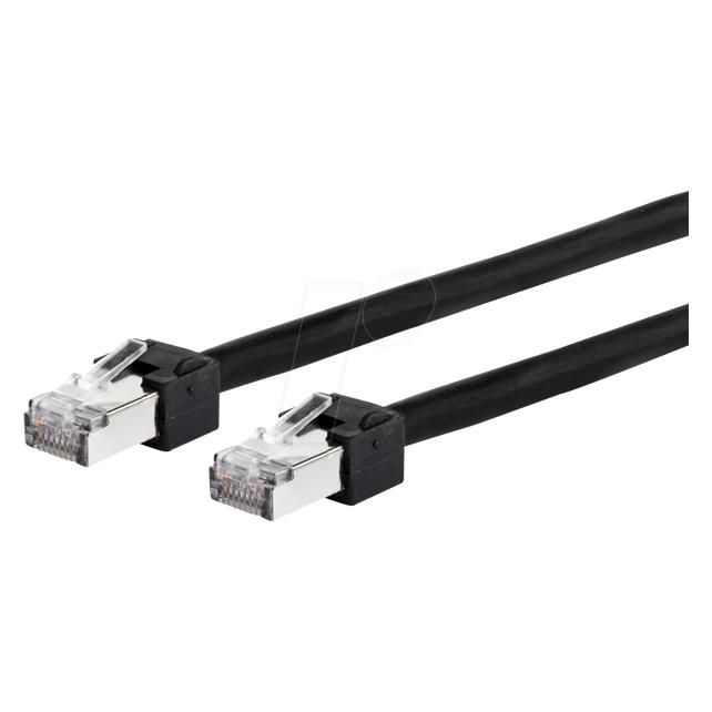 Metz Connect 13084F1000-E Netzwerkkabel Schwarz 1 m Cat5e S/UTP (STP) (S/UTP, CAT5e, 1 m) (13084F1000-E)