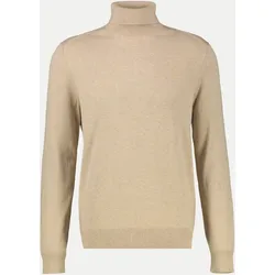 Basic Rollkragenpullover Beige XXXL