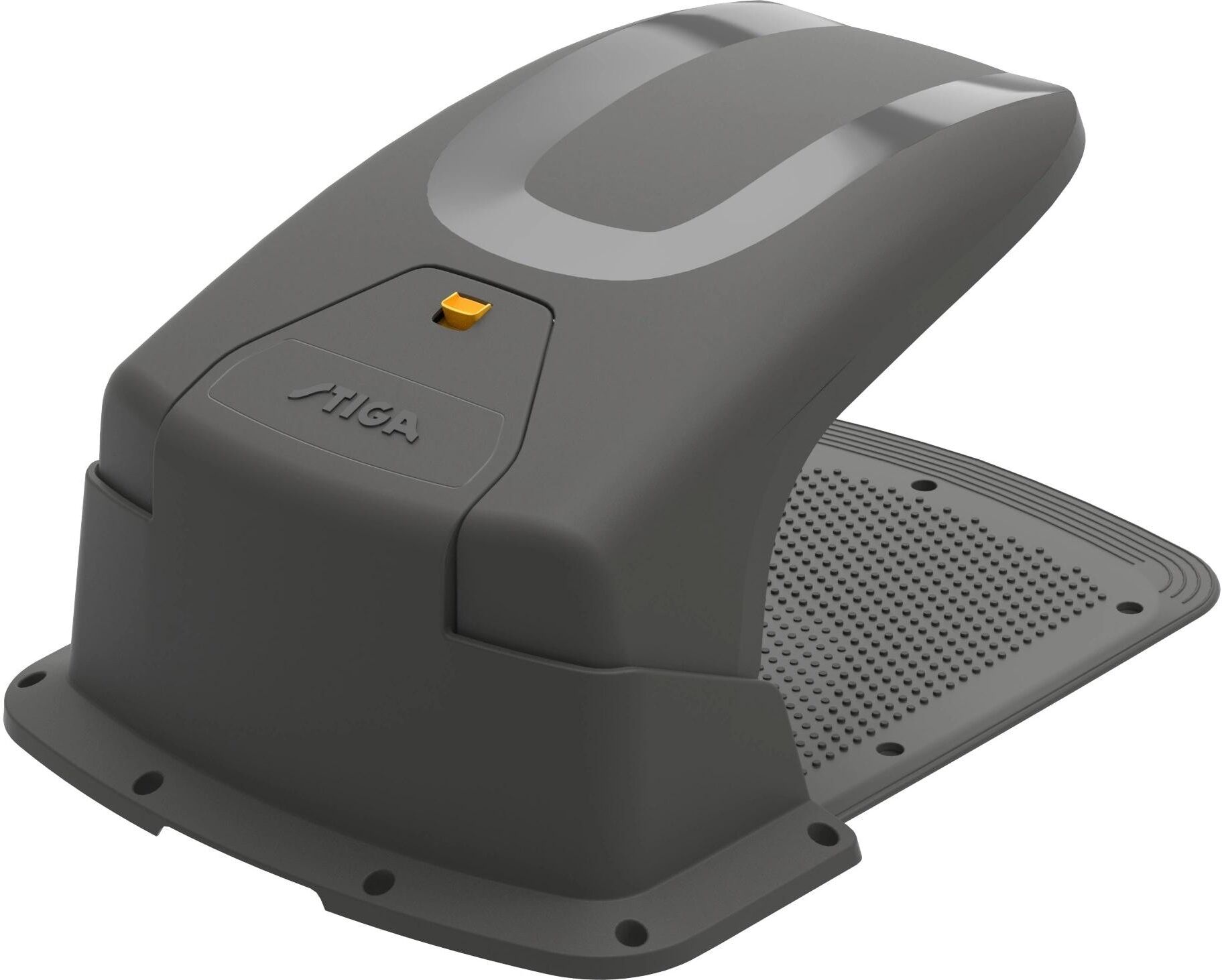 Mähroboter-Garage STIGA "A525v", grau (schwarz), Kunststoff, Mähroboterstationen, Mähroboter-Garage schwarz Einheitsgröße