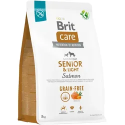BRIT CARE Dog Grain-free Senior & Light Salmon 3kg
