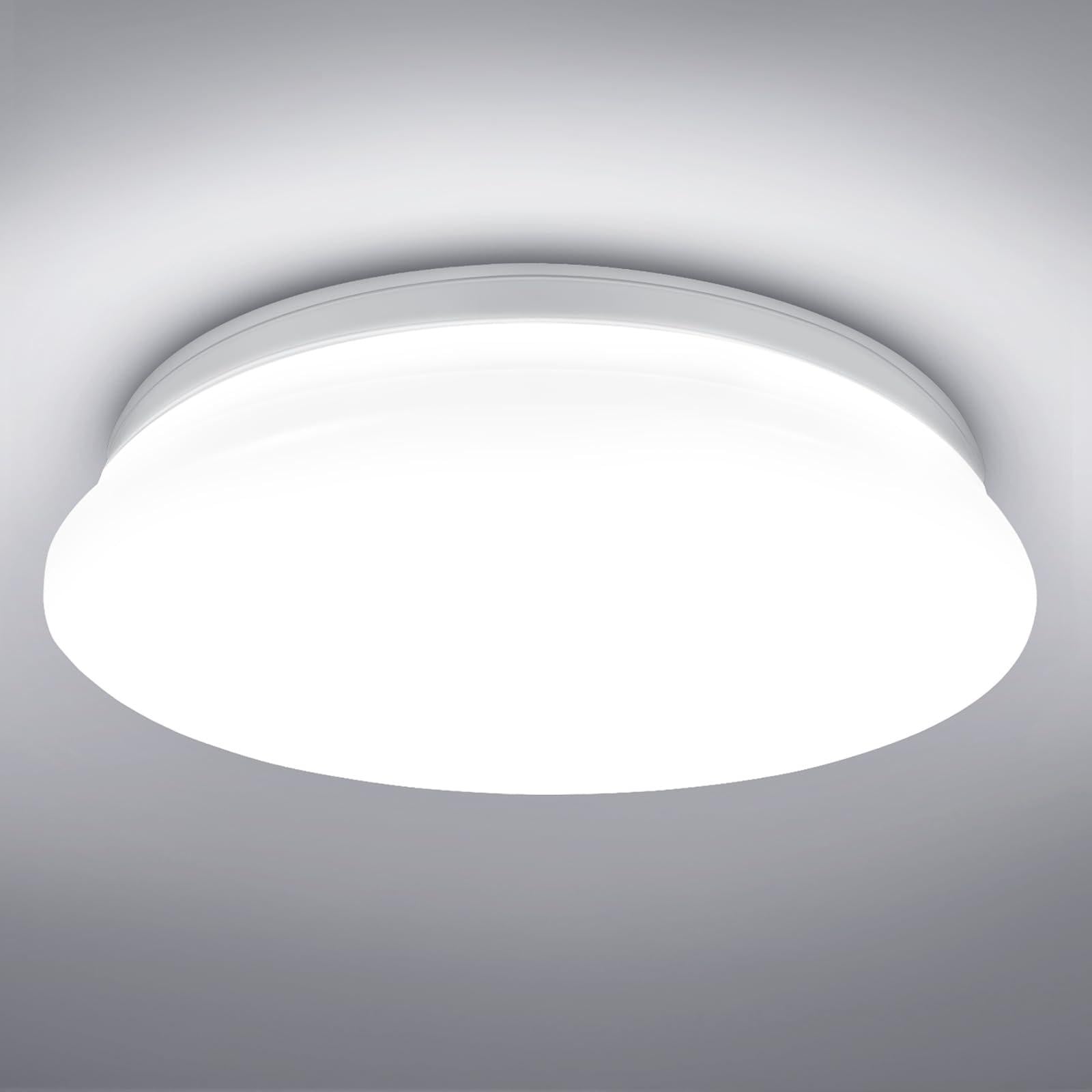 Lepro LED plafondlamp, 12W, 950lm, 5000K koelwit, Ø26cm, geschikt voor badkamer