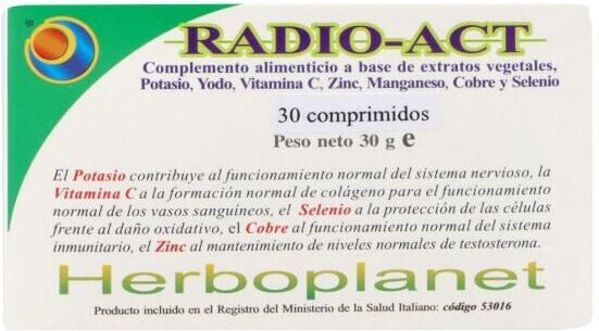 Herboplanet Radio-Act 30 Tablets