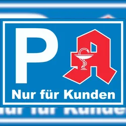 HB-Druck Apotheken Parkplatz Aufkleber nur für Kunden A0 (841x1189mm)