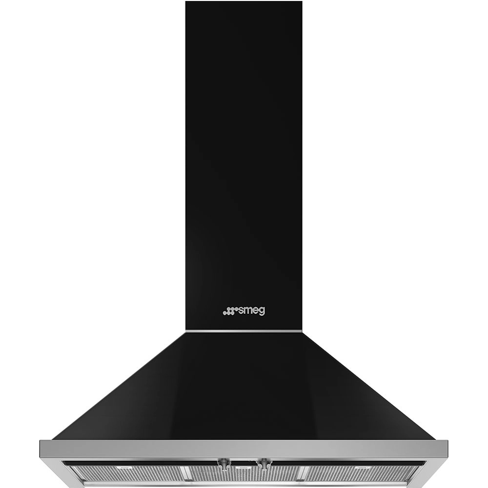 Smeg Portofino Trapezoid Kpf9bl Dekorative Dunstabzugshaube 90 Cm 90 cm / EU Plug 90 cm