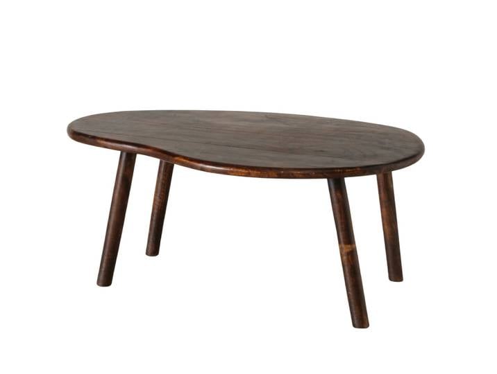 Table basse design en bois de manguier 60x40x24cm