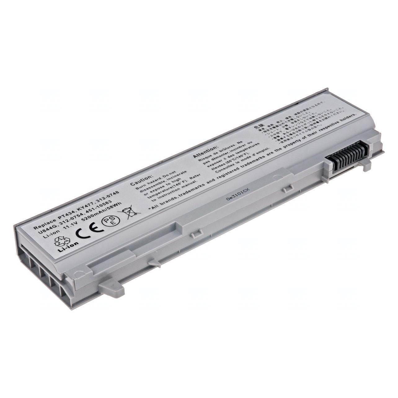 T6 Power Baterie Dell Latitude E6400, E6410, E6500, E6510, 6cell (6 Zellen, 5200 mAh) (NBDE0087)