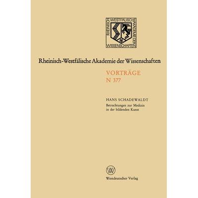 Natur-, Ingenieur- und Wirtschaftswissenschaften, Taschenbuch von Hans Schadewaldt, VS Verlag für Sozialwissenschaften, 978-3-531-08377-3