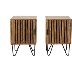 NACHTTISCH SWEAK 2ER SET Holz Mango