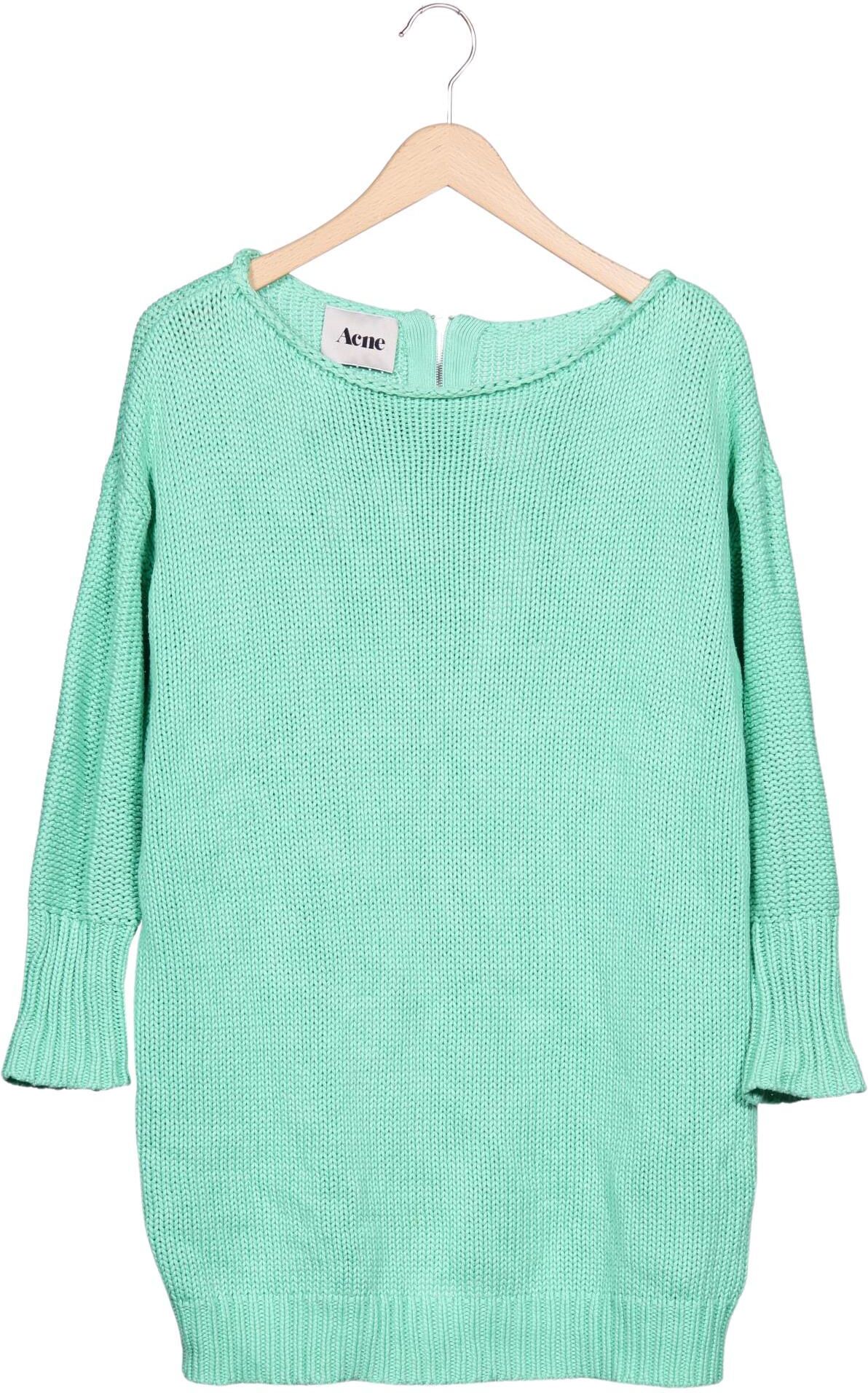 Acne Studios Damen Pullover, Hellgrün, Gr. XS, Baumwolle - Second Hand