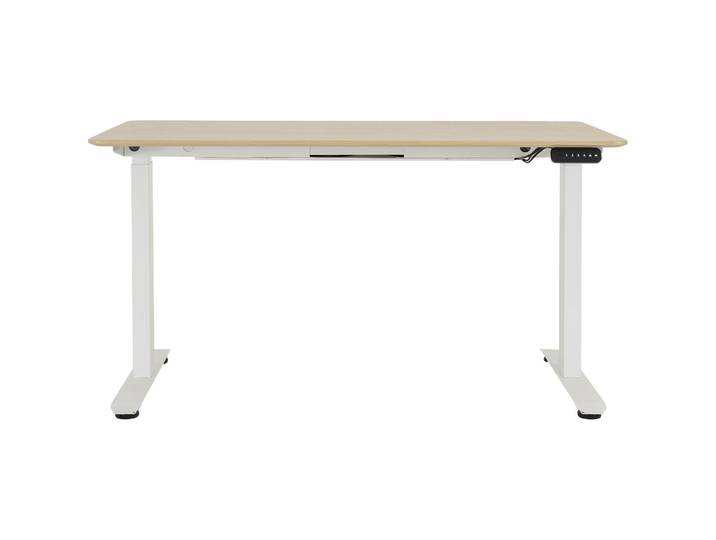 Schreibtisch Lario weiss MDF Höhenverstellbar B 140 T 70 cm - Schreibtisch