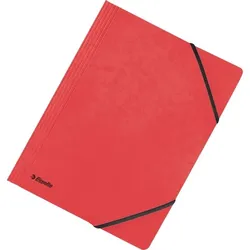 Esselte Eckspanner A4 390g/qm für 250 Blatt rot