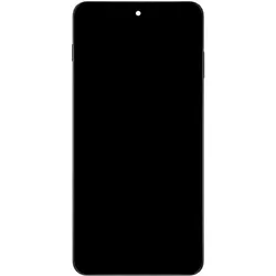 Motorola LCD Display mit Rahmen für Moto G56 Service Pack (Display), Mobilgerät Ersatzteile, Grau