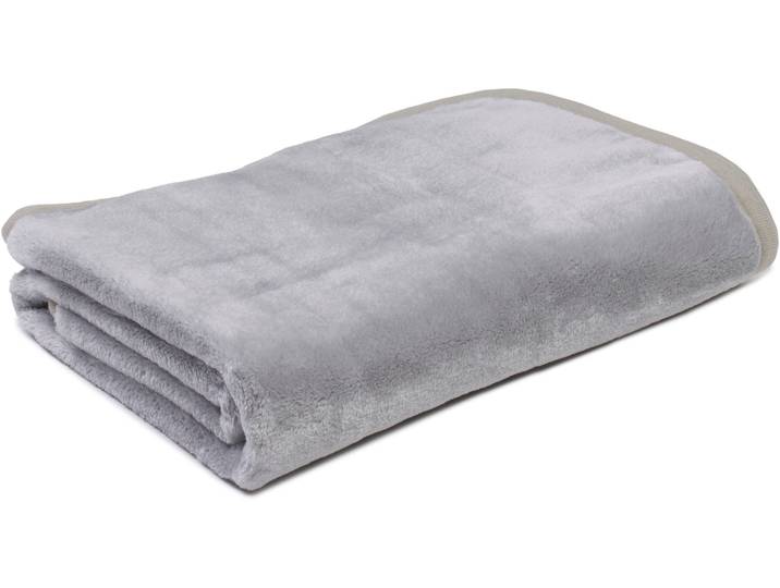 Kinderdecke GÖZZE Premium Cashmerefeeling , silber (silberfarben), B:75cm L:100cm, Polyester, Wohndecken, Kinderdecke, kuschelig warm