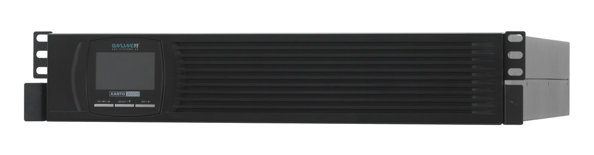 Xanto 3000R Online UPS-systeem met dubbele conversie, 3 kVA, 3000 W, sinusgolf, 110 V, 300 V