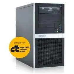 Exone Business Tower AMD X14 Ryzen 5 8600G, 16GB, 1TB SSD, W11Pro *c't Aktion* (1000 GB, 16 GB, AMD Ryzen 5 8600G, Radeon 760M), PC, Silber, Schwarz