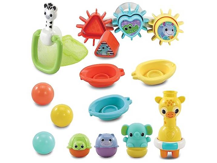 VTech Baby Badeset – 6-teilig mit 15 Elementen für Kinder 1-5