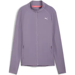 Puma, Damen, Laufjacke, Run For Her Ribbed Full Zip (S), Violett, S