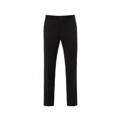 Anzughose BENVENUTO. "NERO", Herren, Gr. 48, N-Gr, schwarz, Obermaterial: 100% Wolle WO. Futter: 60% Viskose CV. 40% Polyester PES. 60% Viskose CV. 40% Polyester PES., uni, modern fit, Hosen Anzughose, im modern Fit