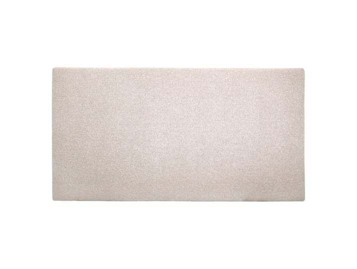 Tête de lit polyester lisse beige 135x80cm