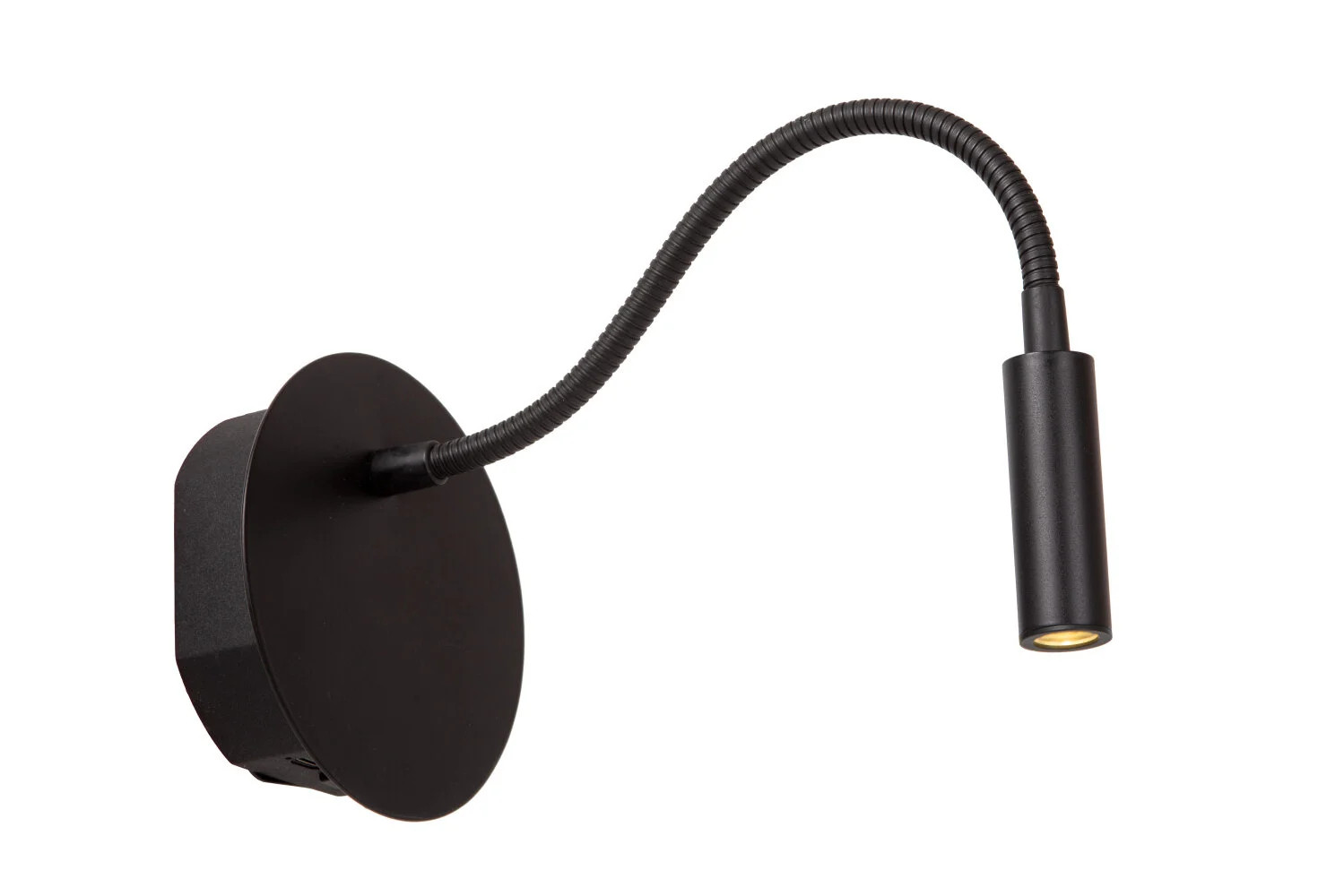 Lucide JOLIJN Oplaadbare LED Wandlamp en Bedlamp - Zwart - Ø 11 cm