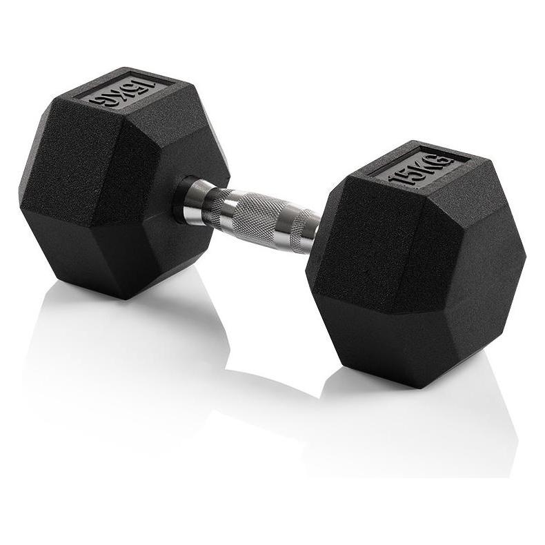 Hammer Fitness Hexagon Kompakthantel 15 kg (1 x 15 kg) (17313)