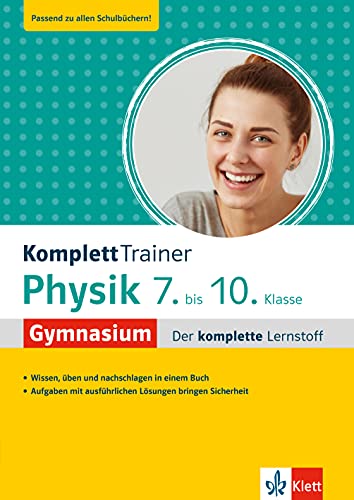 Klett KomplettTrainer Gymnasium Physik 7.-10. Klasse: Der komplette Lernstoff - Preis vom 10.10.2026 11:48:34 h