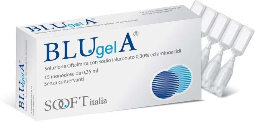 FIDIA FARMACEUTICI SpA Blu Gel A - Gocce Oculari 15 Flaconcini da 0,35ml