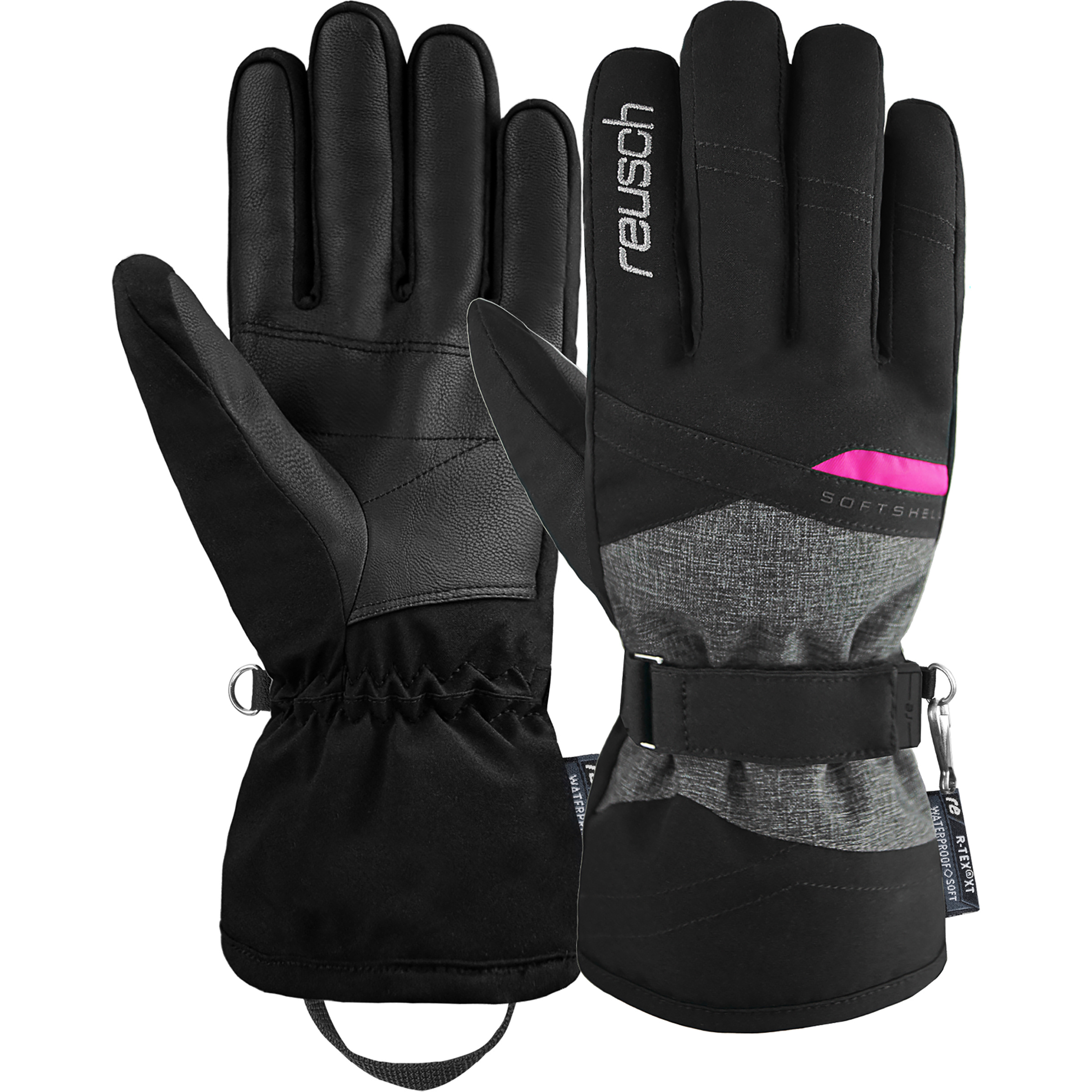Reusch Hellen R-TEX XT Skihandschuhe schwarz Größe 8 Skifahren Widerstandsfähig Primaloft