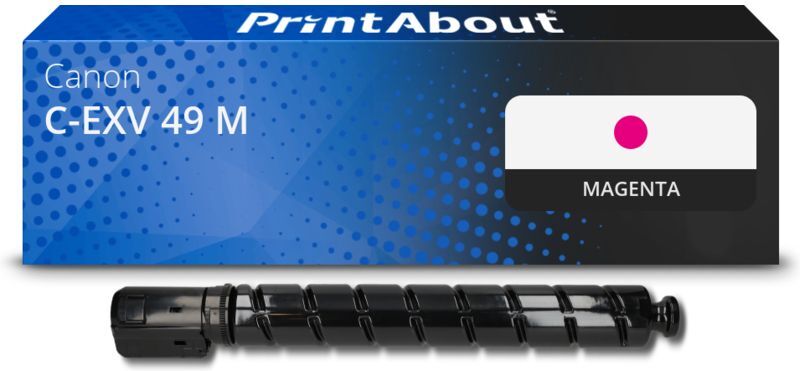 PrintAbout Toner kompatibel mit Canon C-EXV 49 M - Magenta