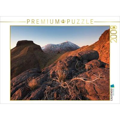 CALVENDO Puzzle Teide im warmen Licht | 2000 Teile Lege-Größe 90x67cm Foto-Puzzle für glückliche Stunden, Game von , Calvendo Puzzle