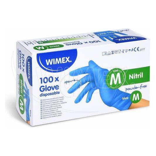 Wimex.eu AlpineX Nitril Einweghandschuhe PREMIUM blau puderfrei latexfrei (M) (019b4a87ecf2738baaa7fd13ebf2e923)
