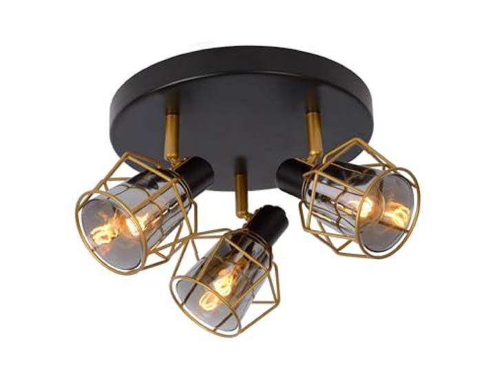 LUCIDE NILA - Deckenstrahler - Ø 36 cm - 3xE14 - Schwarz