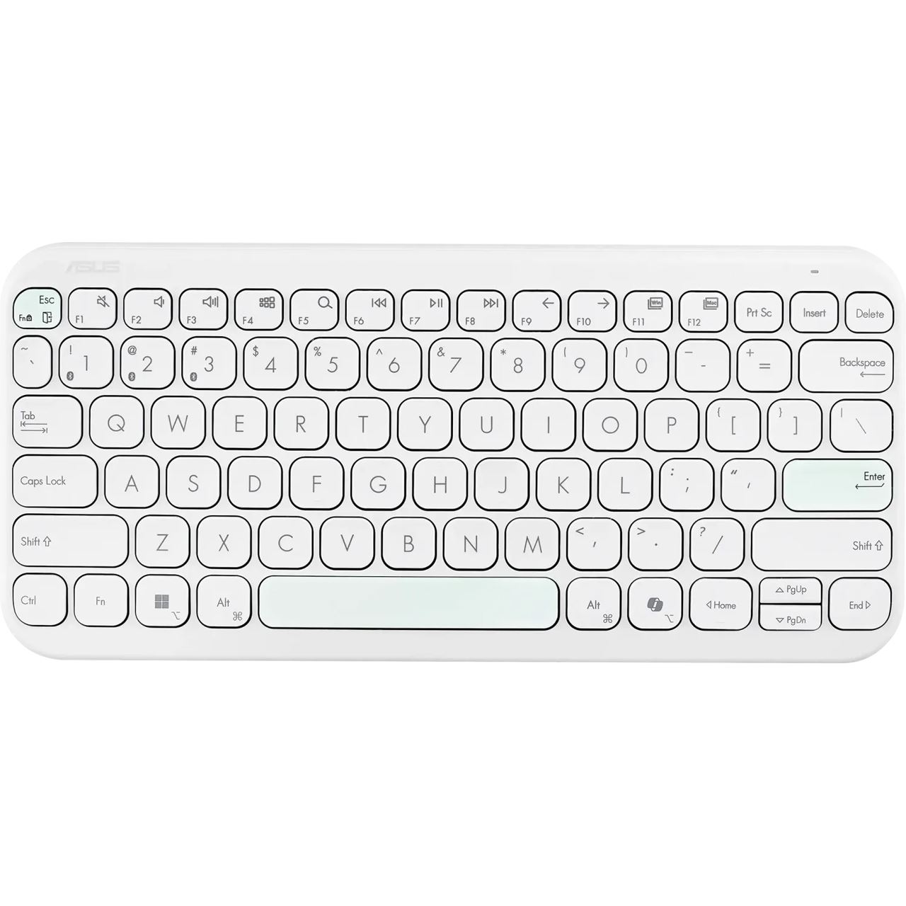 Asus KW100 Tastatur, weiß