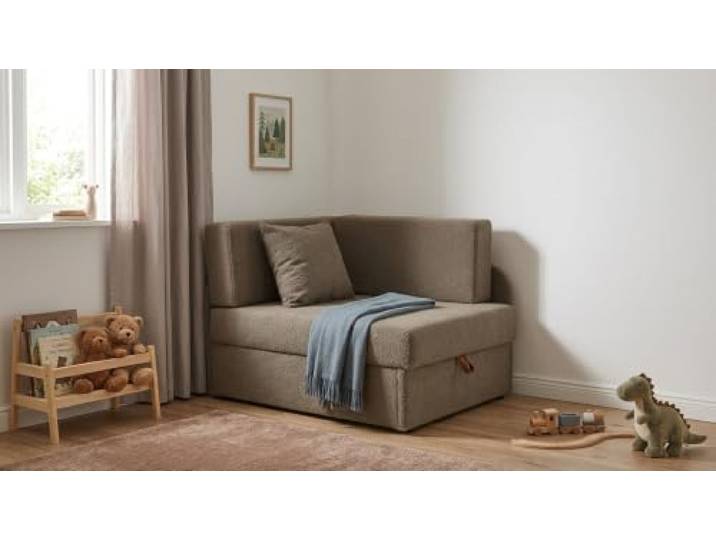 Family Meble Kinder-Schlafsofa Denis Angel mit Bettkasten, ausziehbar – Variante Angel 5