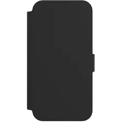 Nivocase Klapphülle für Apple iPhone 13 Handyhülle aus Kunst Leder NIVOflip schwarz (Apple iPhone 13), Smartphone Hülle, Schwarz