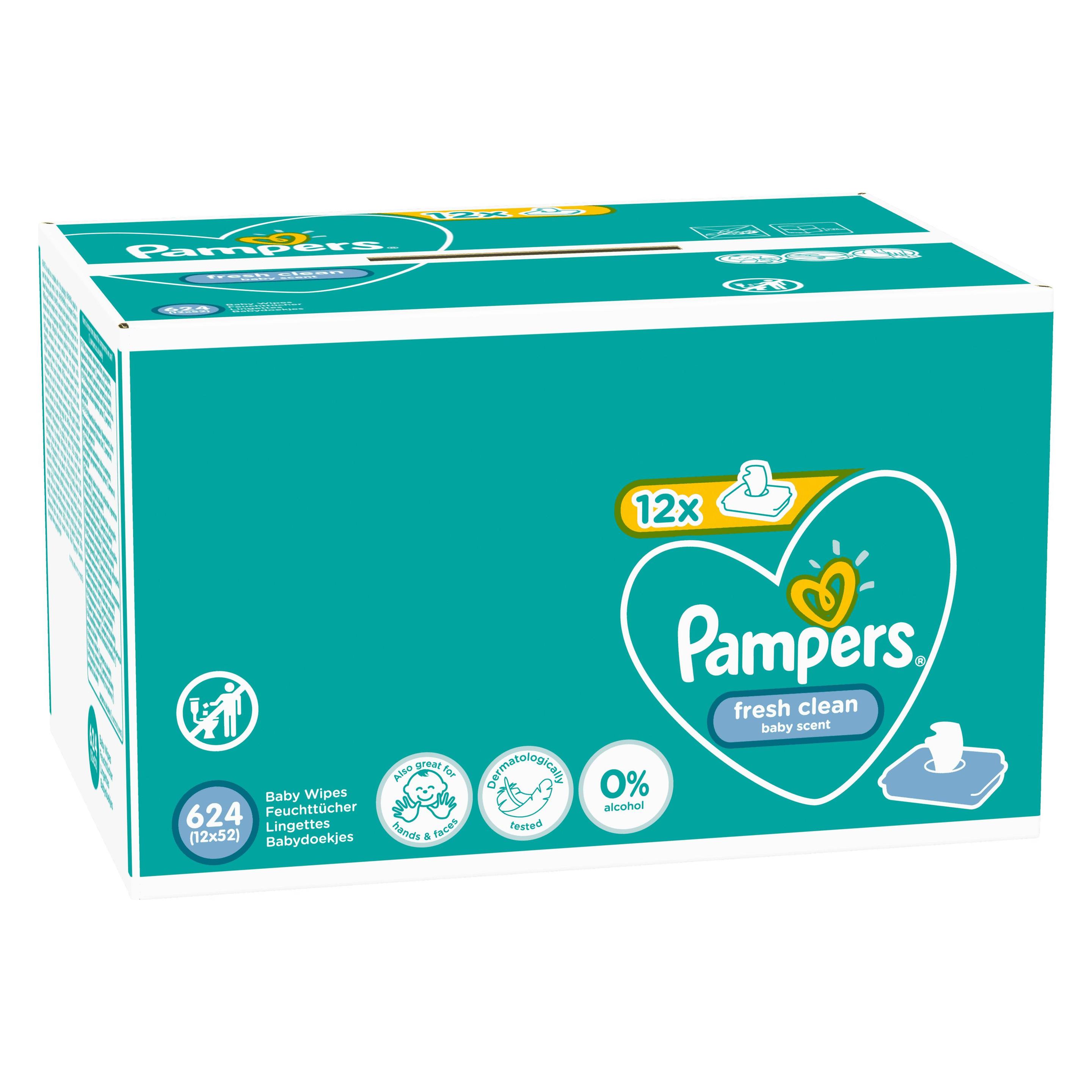 Pampers Fresh Clean (12 x 52 Stk.) (8001841078441)