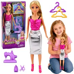 Anlily Puppenkleidung Designer-Nähmaschinen-Zubehörset