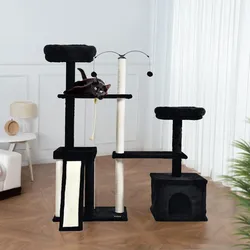 HOME DELUXE Kratzbaum JAX - Schwarz