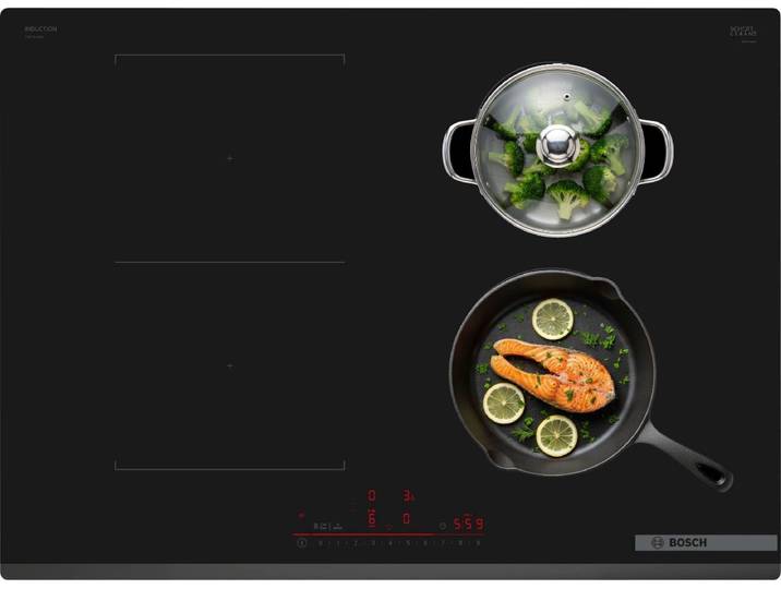 Bosch PVS731HB1E - Inductiekookplaat - 70 cm - Zwart - Sneller koken met PowerBoost -CombiZone - Home Connect