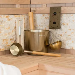 HOME DELUXE Saunazubehör THERA Gold - Komplett Set