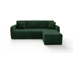 ECKSOFA Dora 3 Sitzplätze Tannengrün